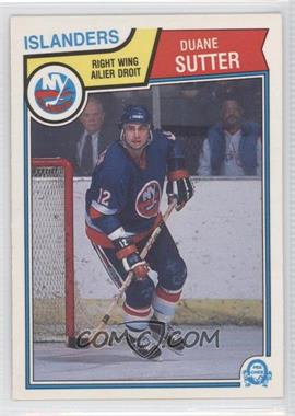 1983-84 O-Pee-Chee - [Base] #19 - Duane Sutter