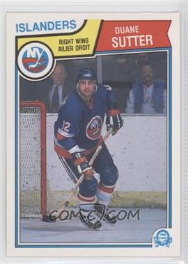 1983-84 O-Pee-Chee - [Base] #19 - Duane Sutter