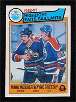 Mark Messier, Wayne Gretzky [COMC RCR Mint]