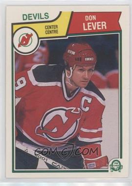 1983-84 O-Pee-Chee - [Base] #231 - Don Lever