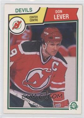 1983-84 O-Pee-Chee - [Base] #231 - Don Lever