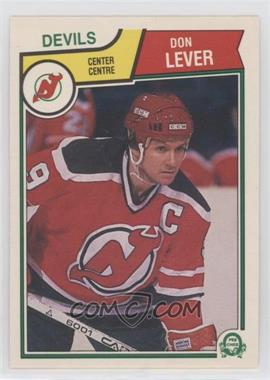 1983-84 O-Pee-Chee - [Base] #231 - Don Lever