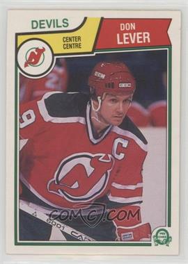 1983-84 O-Pee-Chee - [Base] #231 - Don Lever