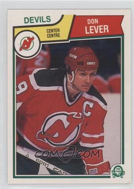 1983-84 O-Pee-Chee - [Base] #231 - Don Lever