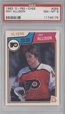 1983-84 O-Pee-Chee - [Base] #259 - Ray Allison [PSA 8 NM‑MT]