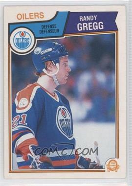 1983-84 O-Pee-Chee - [Base] #28 - Randy Gregg