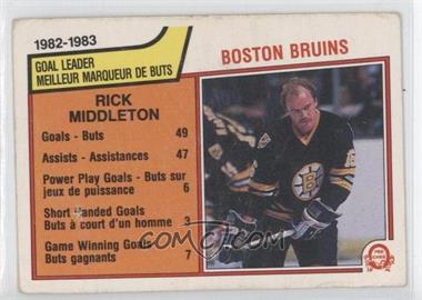 1983-84 O-Pee-Chee - [Base] #43 - Rick Middleton