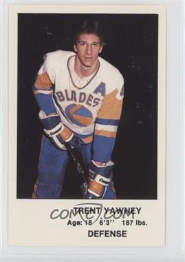 1983-84 Saskatoon Blades P.L.A.Y. (Police, Laws and Youth) - [Base] #2 - Trent Yawney