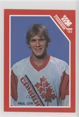 1983 Canadian National Junior Team - [Base] #_PACY - Paul Cyr