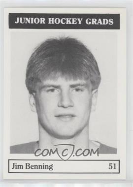 1984-85 Kelowna Wings Junior Hockey Grads - [Base] #51 - Jim Benning