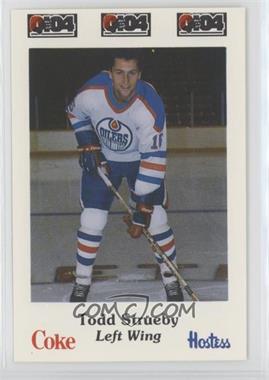 1984-85 Nova Scotia Oilers P.L.A.Y. (Police, Laws and Youth) - [Base] #10 - Todd Strueby