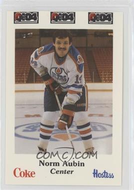 1984-85 Nova Scotia Oilers P.L.A.Y. (Police, Laws and Youth) - [Base] #21 - Norm Aubin