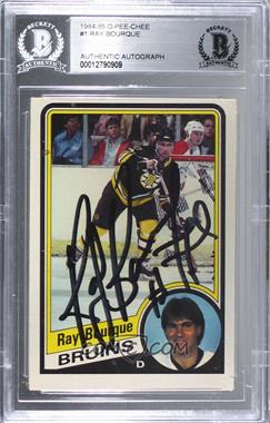 1984-85 O-Pee-Chee - [Base] #1 - Ray Bourque [BAS Authentic]