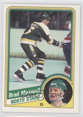 1984-85 O-Pee-Chee - [Base] #102 - Brad Maxwell