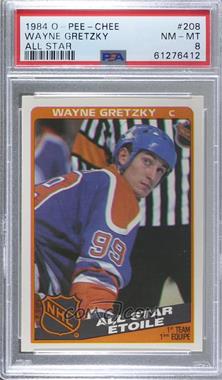 1984-85 O-Pee-Chee - [Base] #208 - Wayne Gretzky [PSA 8 NM‑MT]