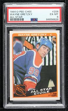 1984-85 O-Pee-Chee - [Base] #208 - Wayne Gretzky [PSA 6 EX‑MT]