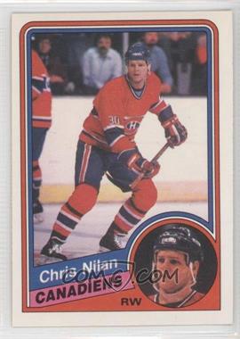 1984-85 O-Pee-Chee - [Base] #268 - Chris Nilan