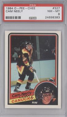 1984-85 O-Pee-Chee - [Base] #327 - Cam Neely [PSA 8 NM‑MT]