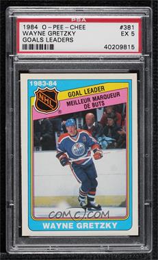 1984-85 O-Pee-Chee - [Base] #381 - Wayne Gretzky [PSA 5 EX]