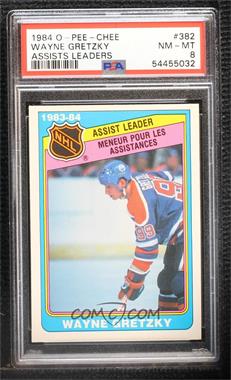 1984-85 O-Pee-Chee - [Base] #382 - Wayne Gretzky [PSA 8 NM‑MT]