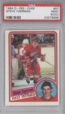 1984-85 O-Pee-Chee - [Base] #67 - Steve Yzerman [PSA 9 MINT (OC)]