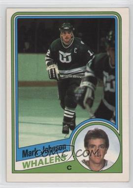 1984-85 O-Pee-Chee - [Base] #72 - Mark Johnson