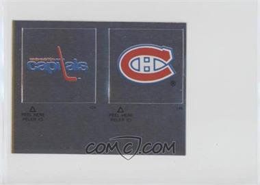 1984-85 O-Pee-Chee Album Stickers - [Base] #146-124 - Washington Capitals, Montreal Canadiens