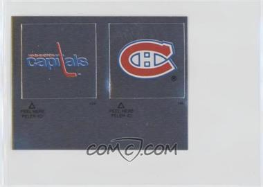 1984-85 O-Pee-Chee Album Stickers - [Base] #146-124 - Washington Capitals, Montreal Canadiens