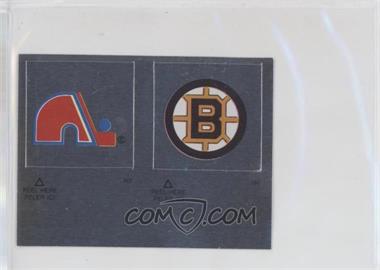 1984-85 O-Pee-Chee Album Stickers - [Base] #180-163 - Quebec Nordiques, Boston Bruins