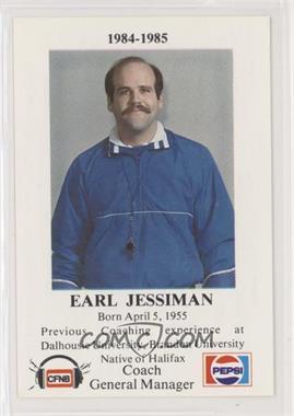 1984-85 Pepsi Fredericton Express Police - [Base] #25 - Earl Jessiman