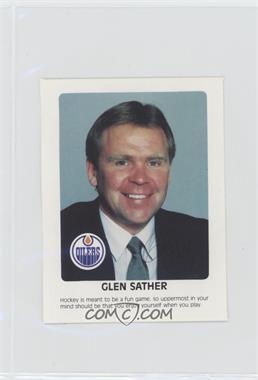 1984-85 Red Rooster Edmonton Oilers - Grocery Store Issue [Base] #_GLSA - Glen Sather