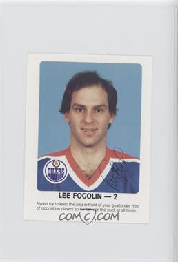 1984-85 Red Rooster Edmonton Oilers - Grocery Store Issue [Base] #_LEFO - Lee Fogolin