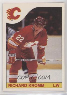 1985-86 O-Pee-Chee - [Base] #222 - Richard Kromm