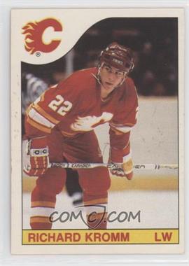 1985-86 O-Pee-Chee - [Base] #222 - Richard Kromm