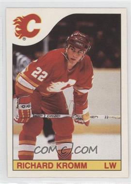 1985-86 O-Pee-Chee - [Base] #222 - Richard Kromm