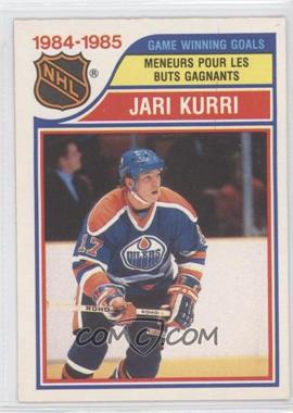 1985-86 O-Pee-Chee - [Base] #261 - Jari Kurri