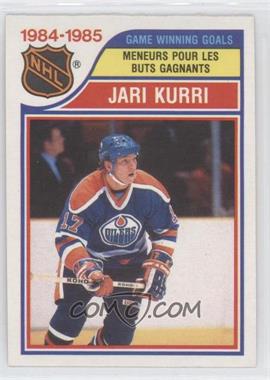 1985-86 O-Pee-Chee - [Base] #261 - Jari Kurri