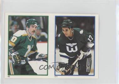 1985-86 O-Pee-Chee Album Stickers - [Base] #43-171 - Gordie Roberts, Ray Neufeld