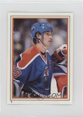 1985-86 O-Pee-Chee Album Stickers - [Base] #5 - Stanley Cup Finals (Wayne Gretzky)