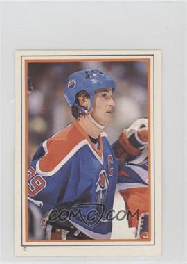 1985-86 O-Pee-Chee Album Stickers - [Base] #5 - Stanley Cup Finals (Wayne Gretzky)