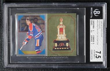 1985-86 O-Pee-Chee Album Stickers - [Base] #54-197 - Wayne Gretzky, Vezina Trophy [BGS 7.5 NEAR MINT+]
