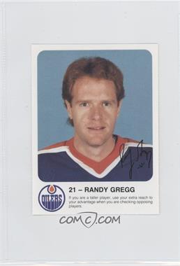 1985-86 Red Rooster Edmonton Oilers - [Base] #21 - Randy Gregg