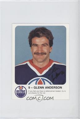 1985-86 Red Rooster Edmonton Oilers - [Base] #9 - Glenn Anderson