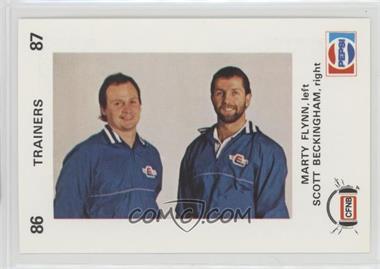 1986-87 Fredericton Express Team Issue - [Base] #MFSB - Marty Flynn, Scott Beckingham