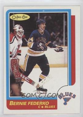 1986-87 O-Pee-Chee - [Base] #105 - Bernie Federko