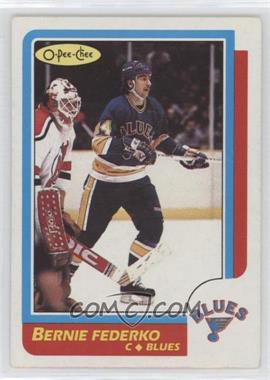 1986-87 O-Pee-Chee - [Base] #105 - Bernie Federko