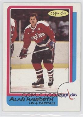 1986-87 O-Pee-Chee - [Base] #107 - Alan Haworth