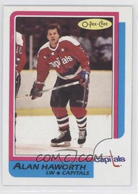 1986-87 O-Pee-Chee - [Base] #107 - Alan Haworth