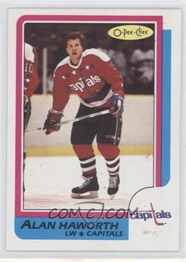 1986-87 O-Pee-Chee - [Base] #107 - Alan Haworth