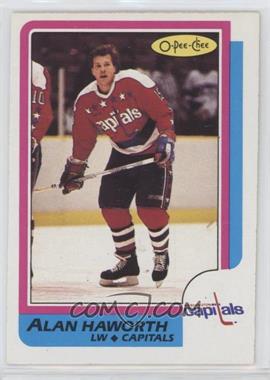 1986-87 O-Pee-Chee - [Base] #107 - Alan Haworth